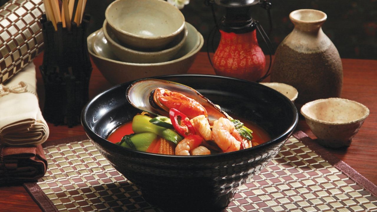 Spicy Seafood Noodle Soup