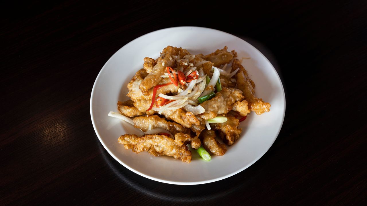 Deep Fried Crispy Pork Ribs with Salt & Pepper