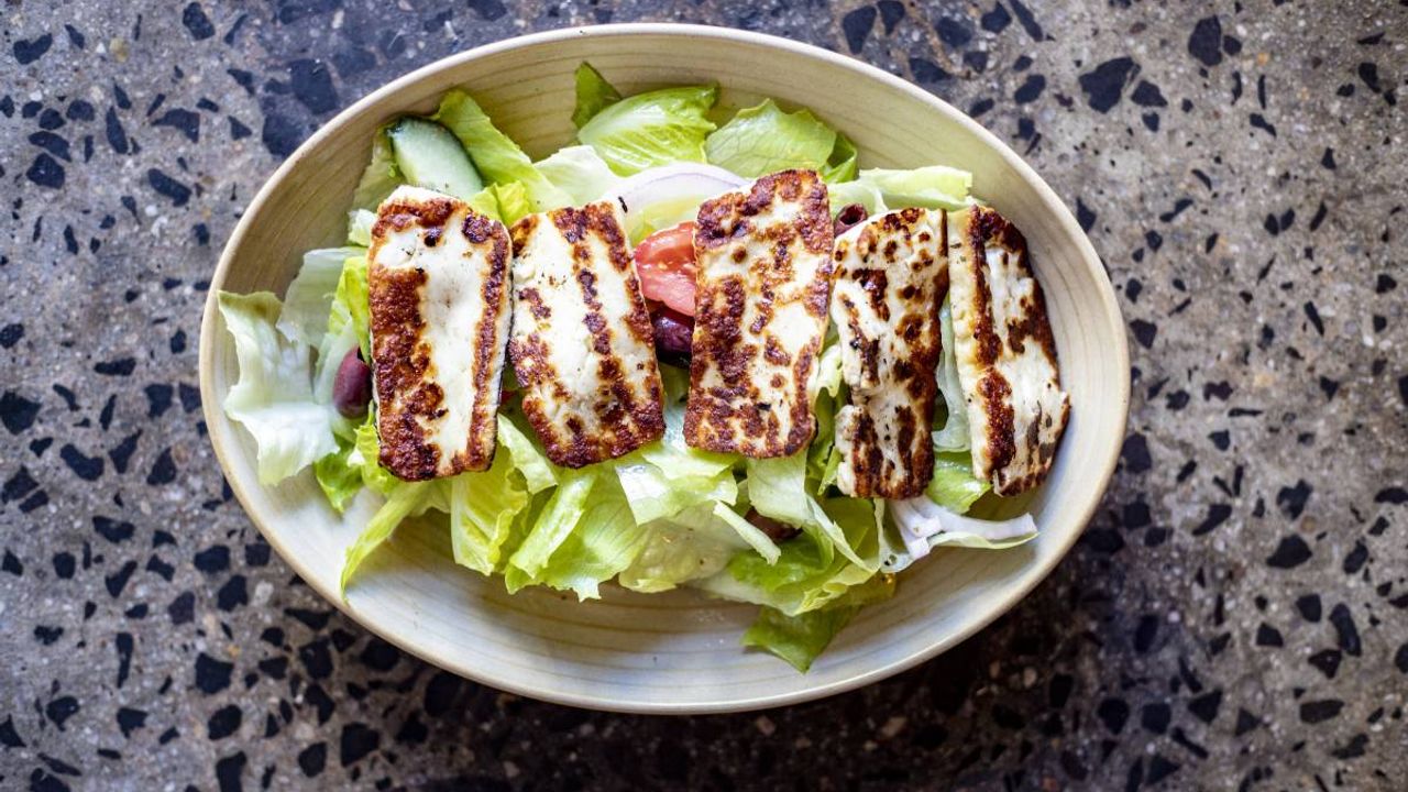 Haloumi Cheese Salad