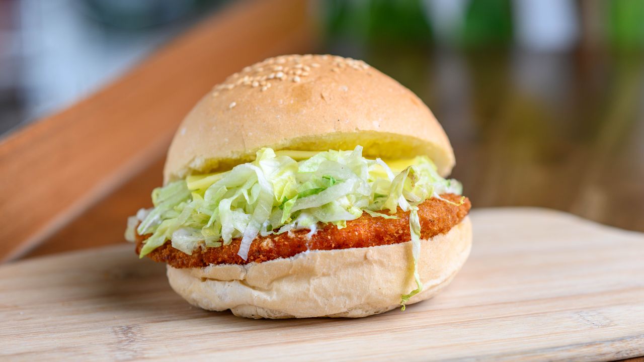 Chicken Schnitzel Burger
