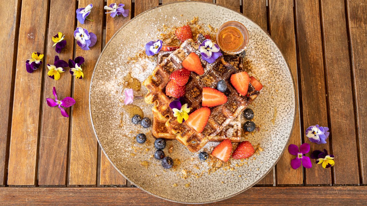 Sticky Date Waffles