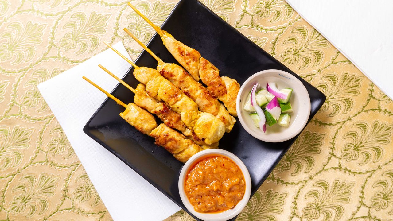 Satay Chicken (5 Skewers)