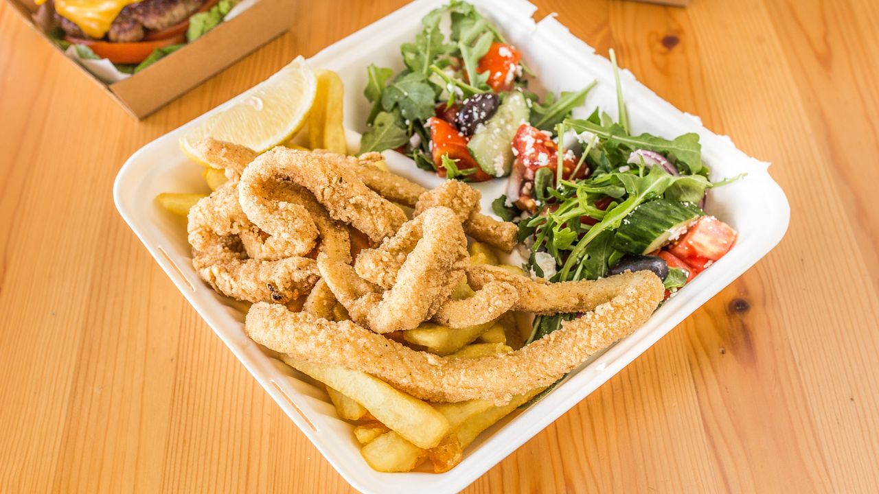 Greek Calamari Pack Salad