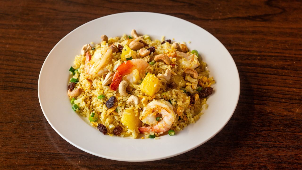 Vegetarian Fried Rice Pineapple