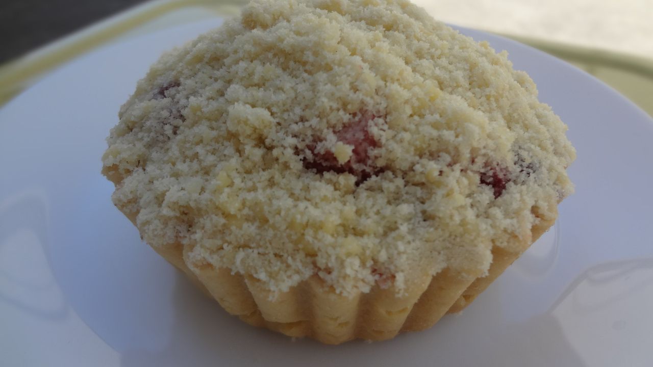 Apple Rhubarb Crumble Tart