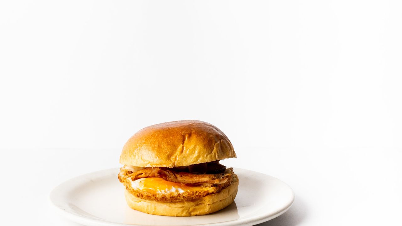 Egg and Bacon Roll
