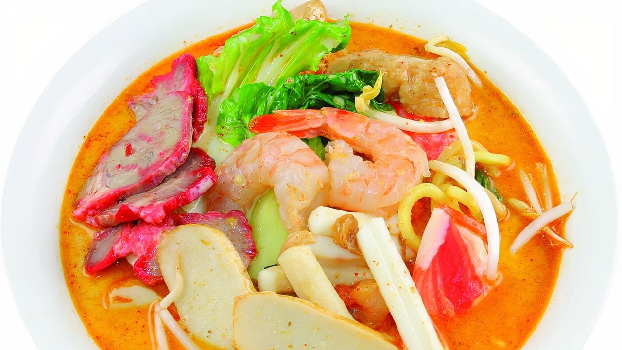 Malaysia Curry Laksa Soup