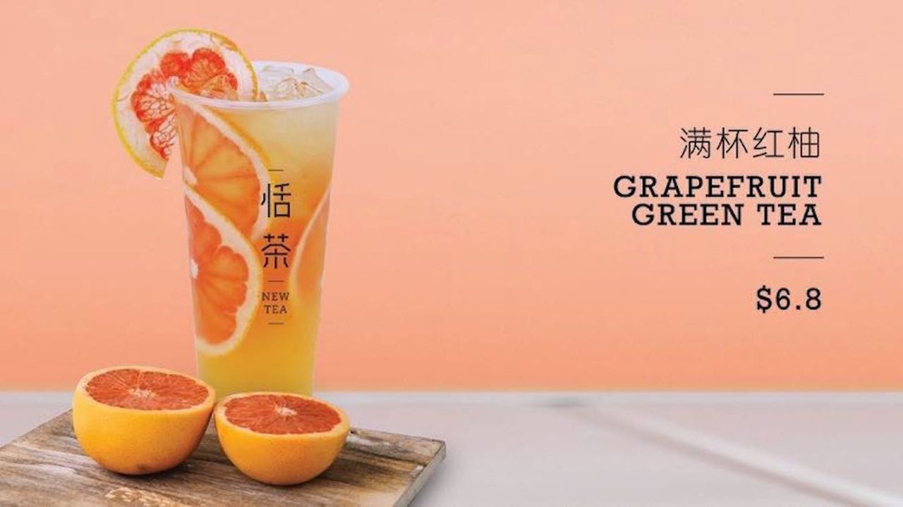 Grapefruit Green Tea