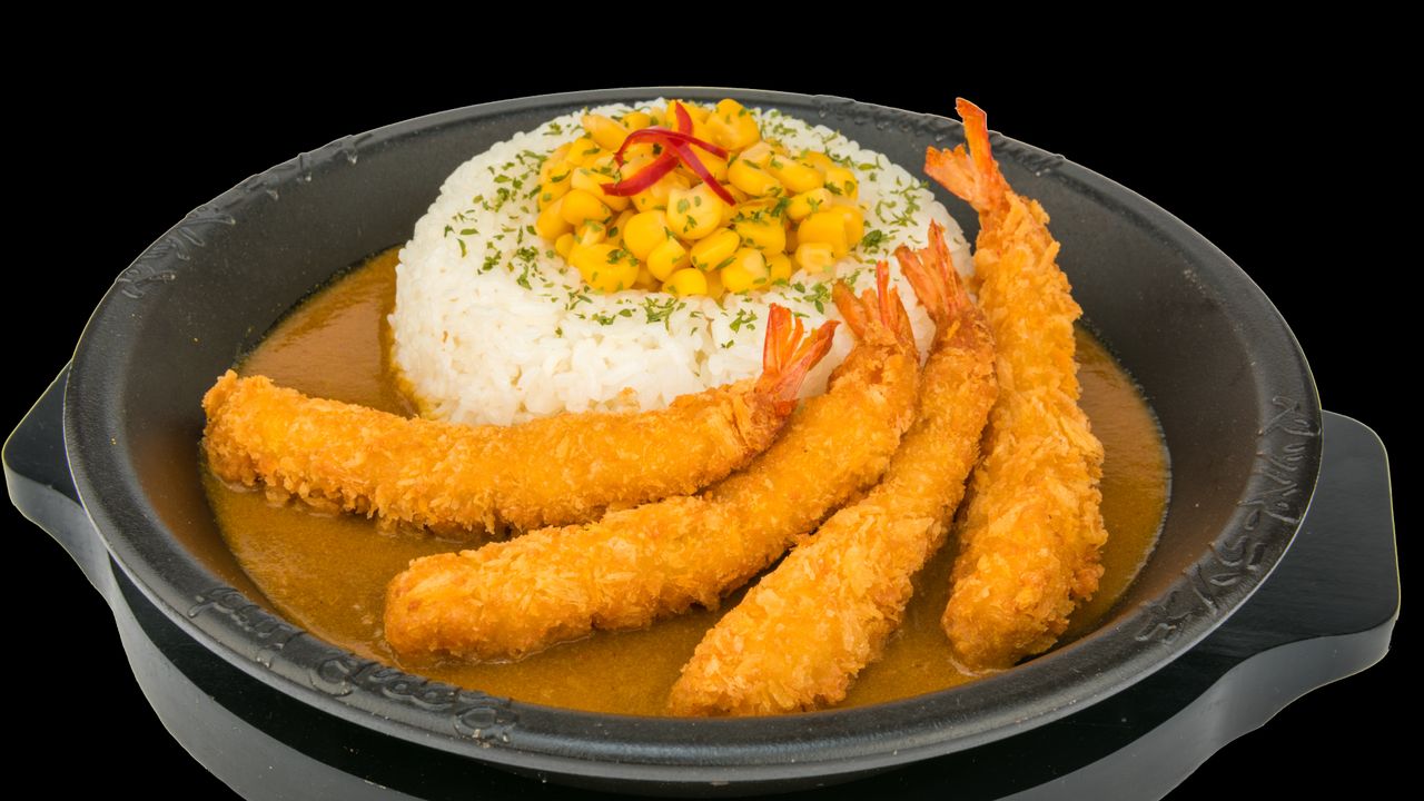 Ebi Katsu Sizzling Curry