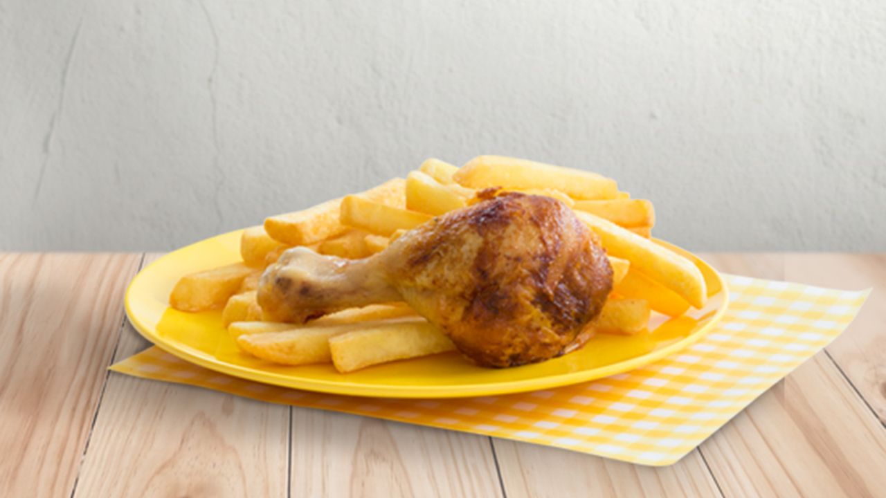 Kids' 1/8 Chicken & Chips