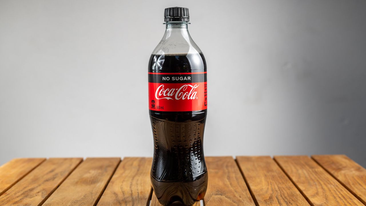 coke no sugar 600ml bottle