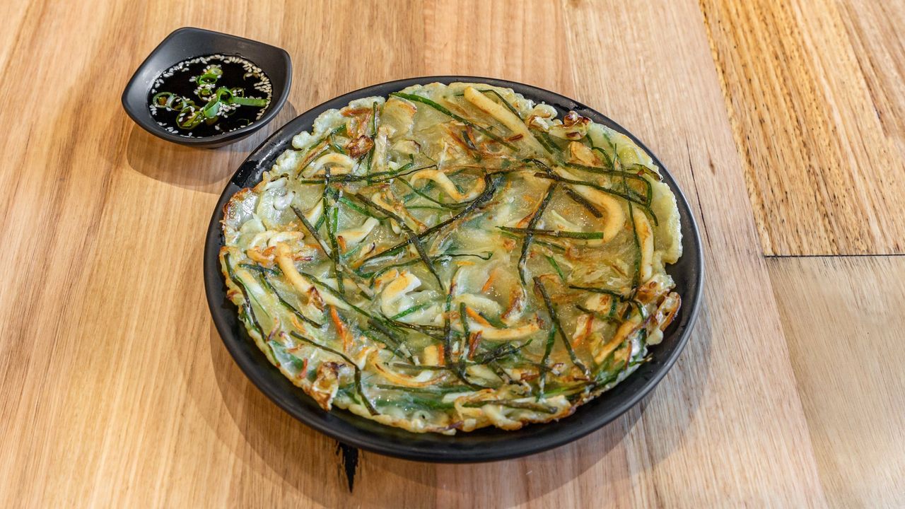 Squid & Leek Jeon
