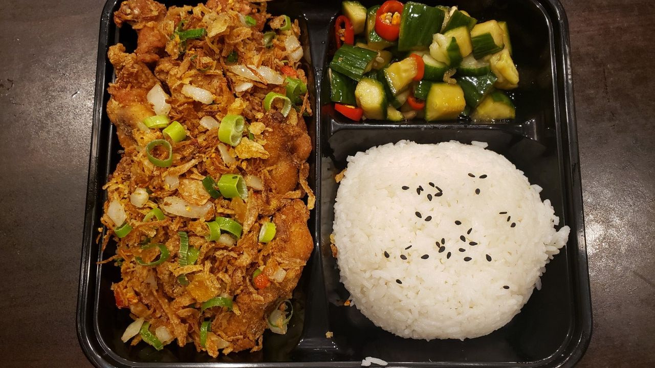 Chicken Ribs with Rice