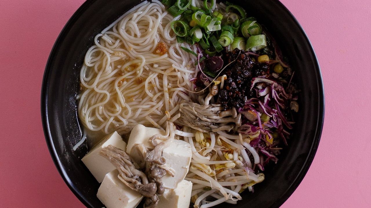 Tofu Mushroom Noodle