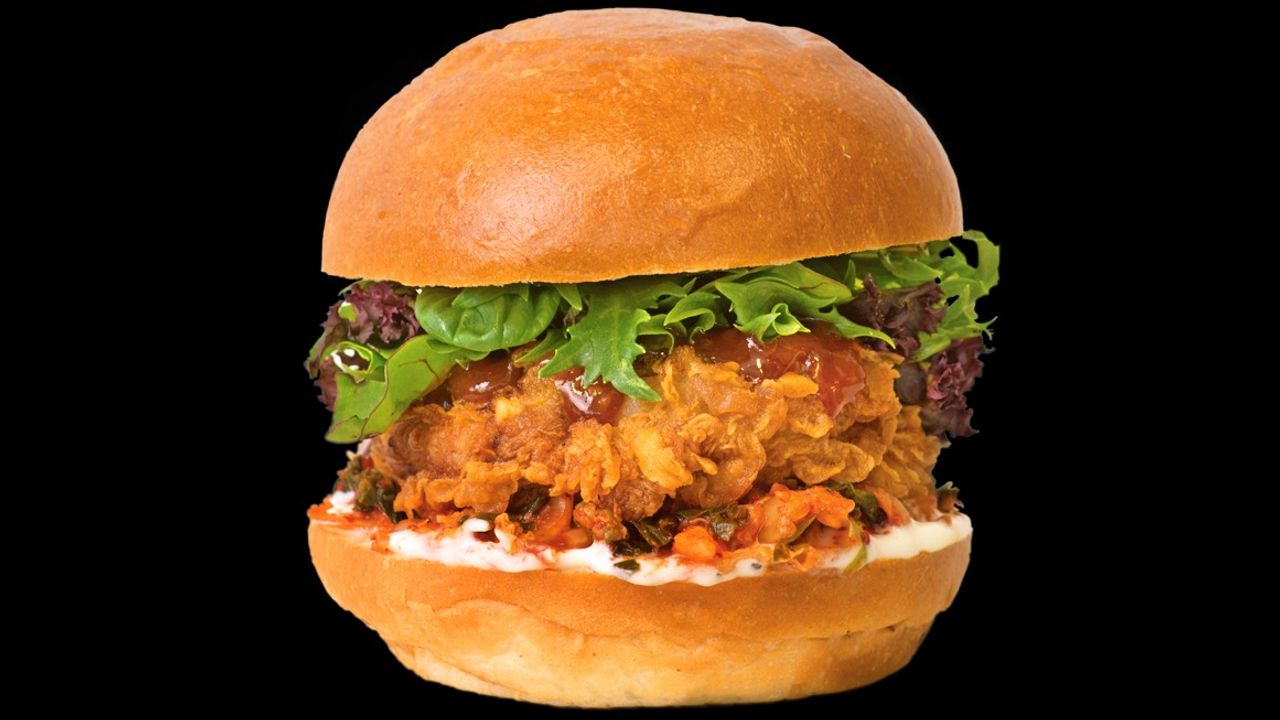 Kimchi Chicken Burger