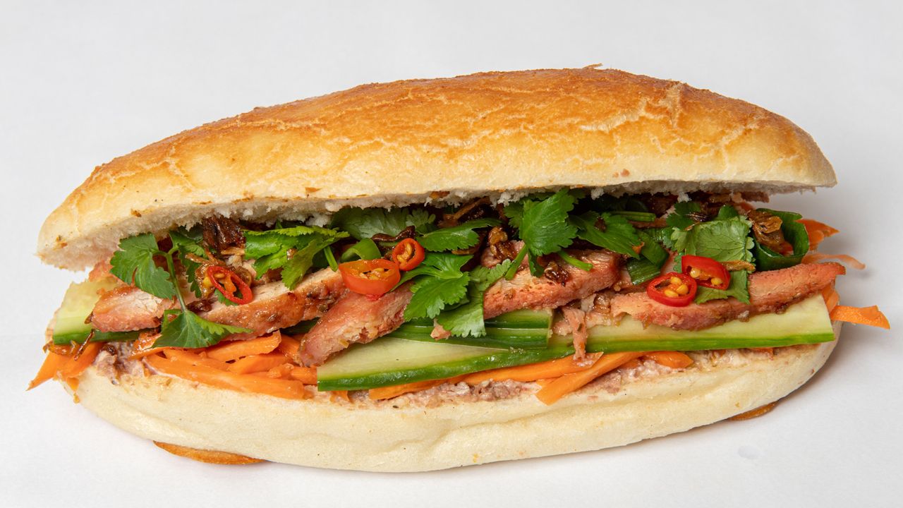 Charcoal BBQ Pork Banh Mi