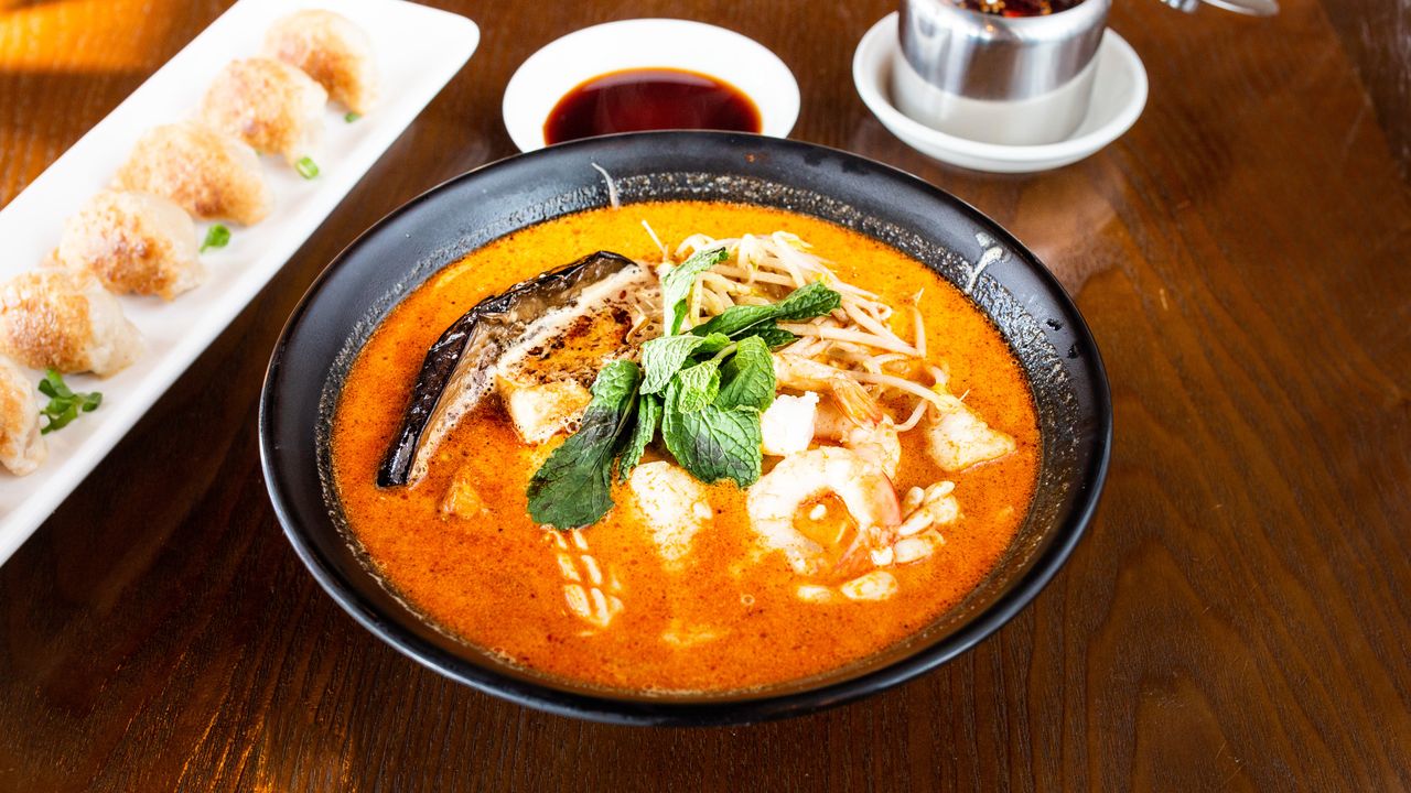 Tom Yum Seafood Soup