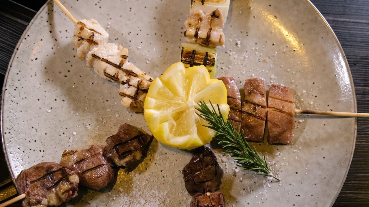 Chargrill Pork Loin Skewers