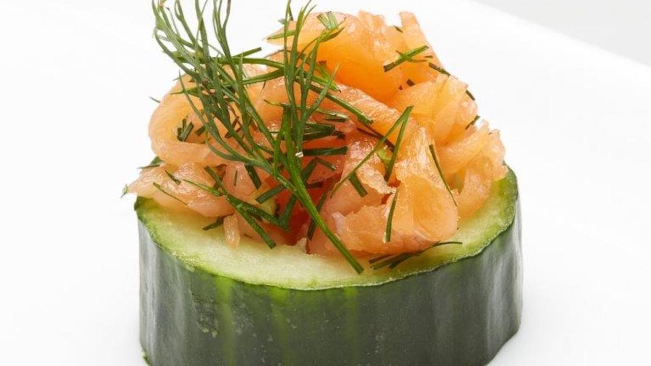 Cucumber Cups - Smoked Salmon (gf)
