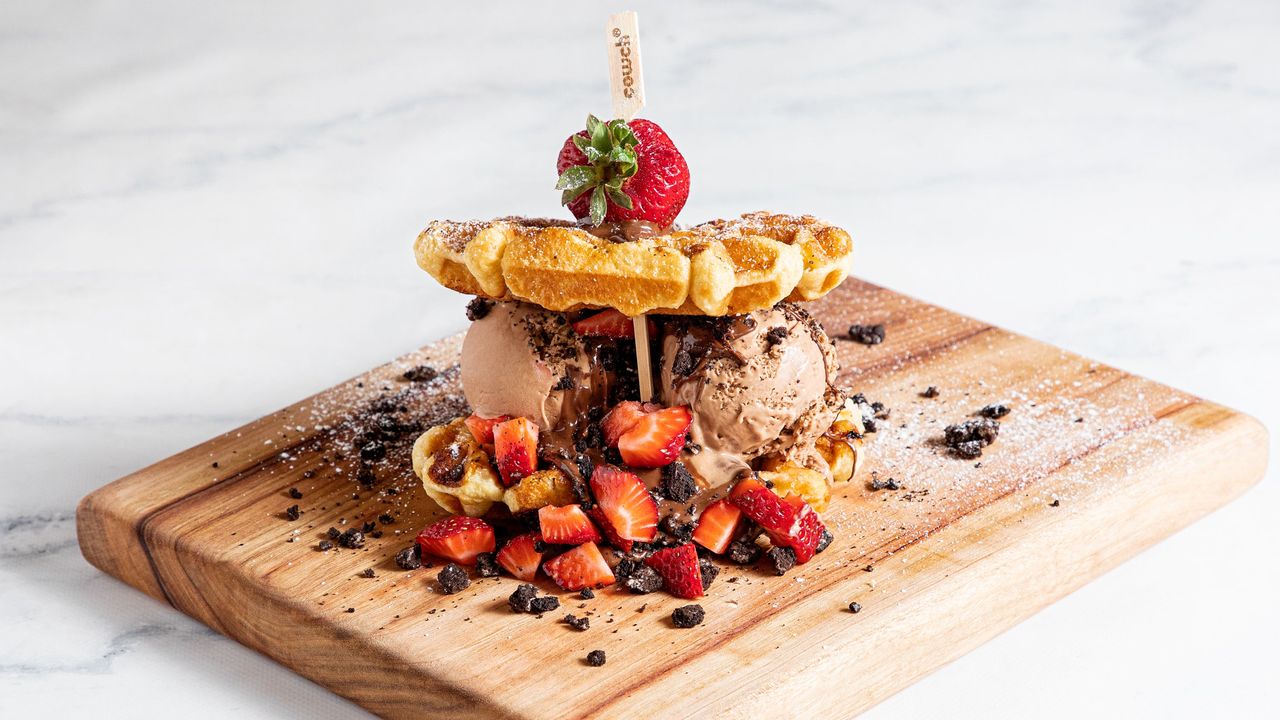 Nutella Waffle Sandwich