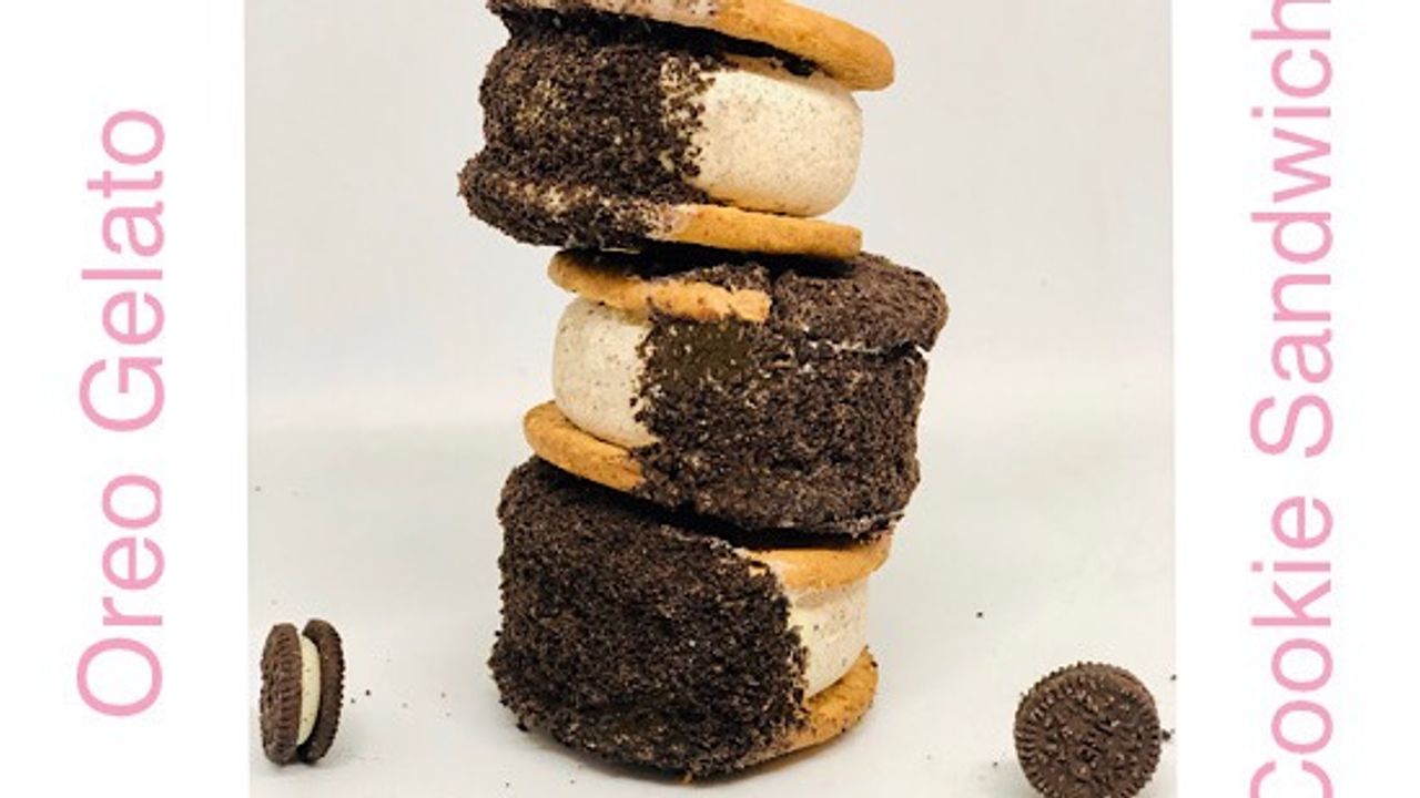 Oreo Gelato Cookie Sandwich