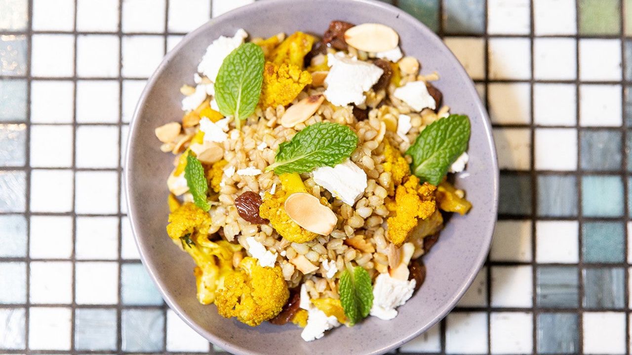 Roasted Cauliflower Salad