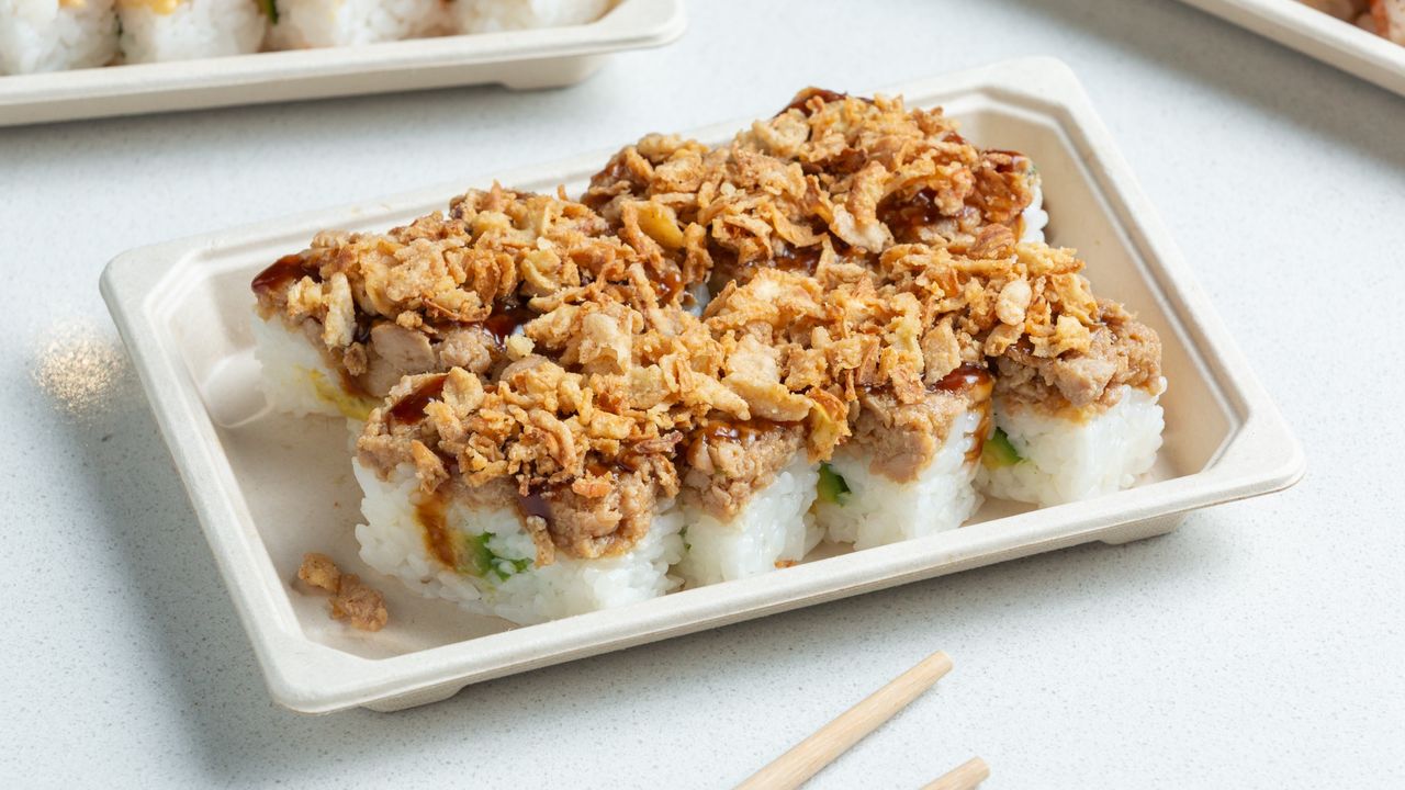 Crunchy Chicken Sushi