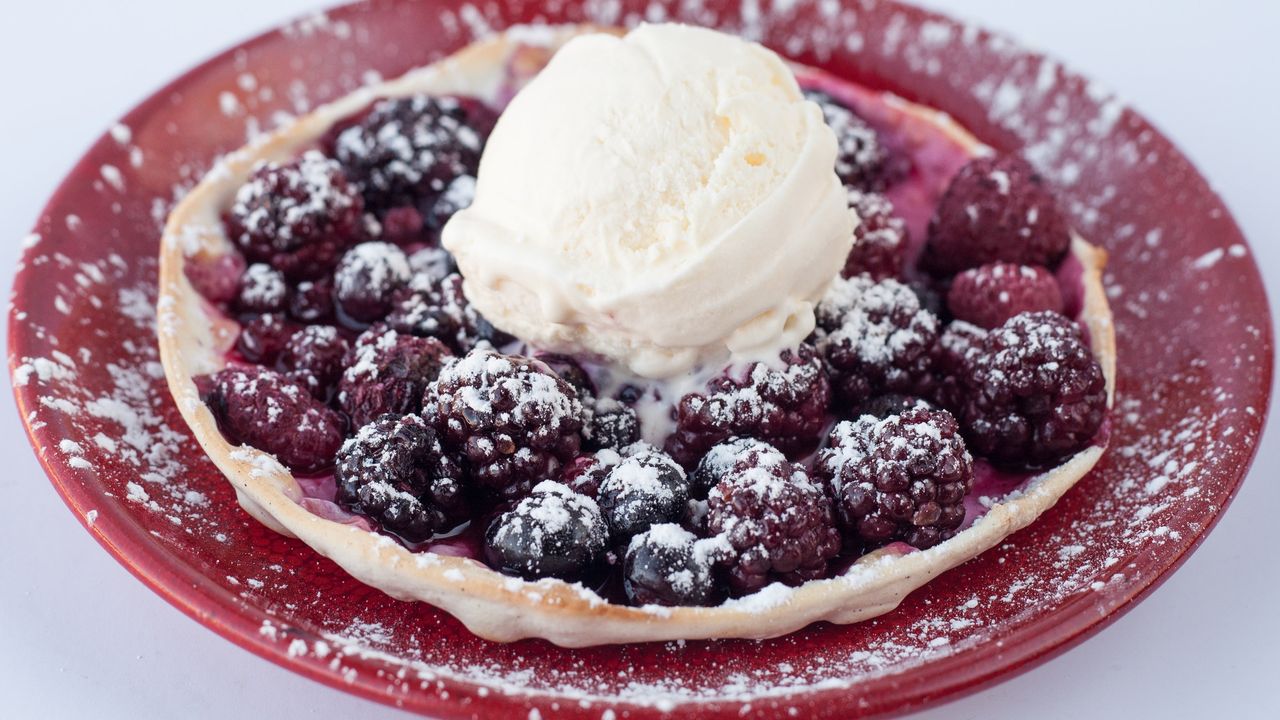 Mixed Berry Dessert Pizza