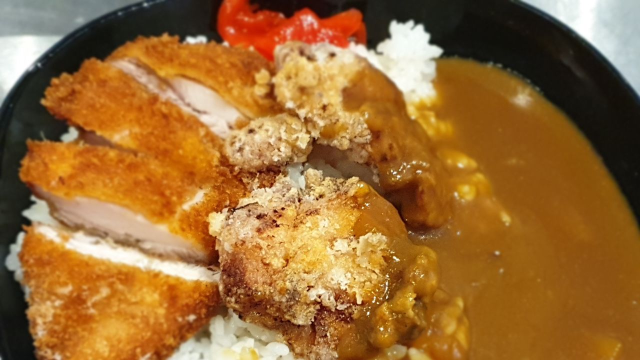 Chicken Cutlet & Karaage Curry Rice