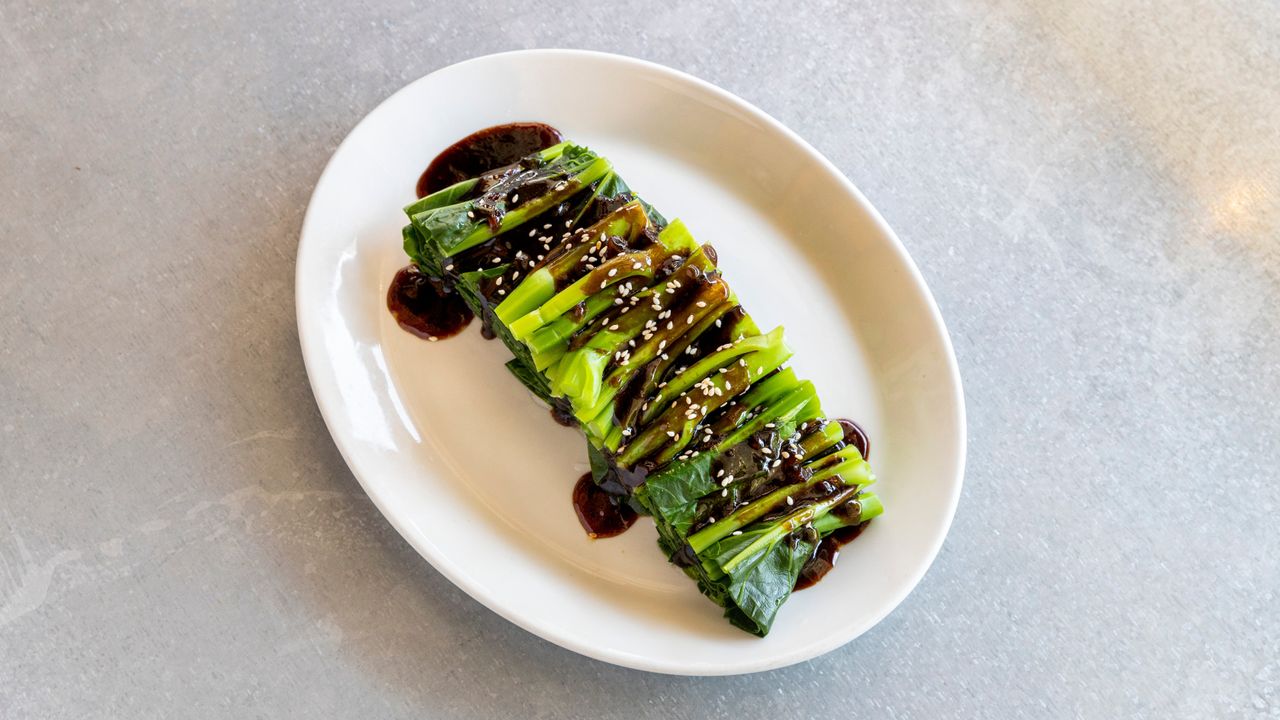 Steamed Chinese Broccoli