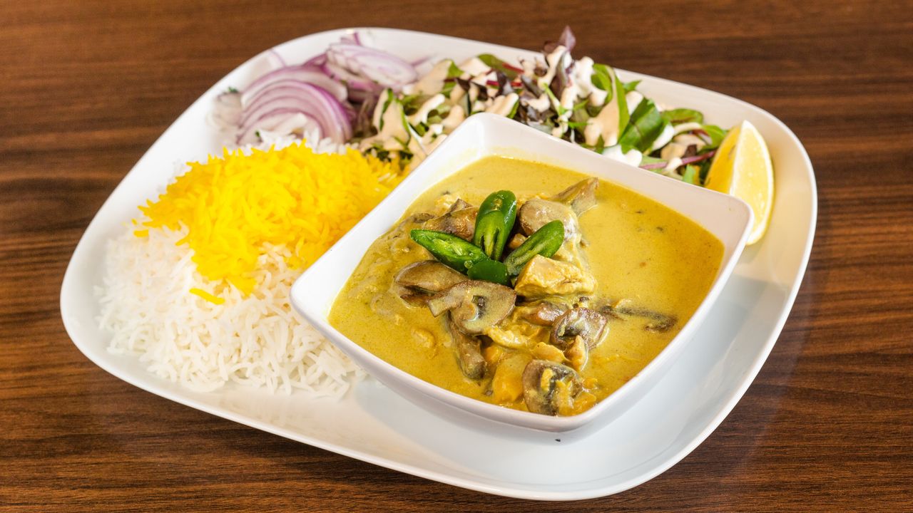 Chicken Mushrooms Stew  (Gharch Va Morgh)