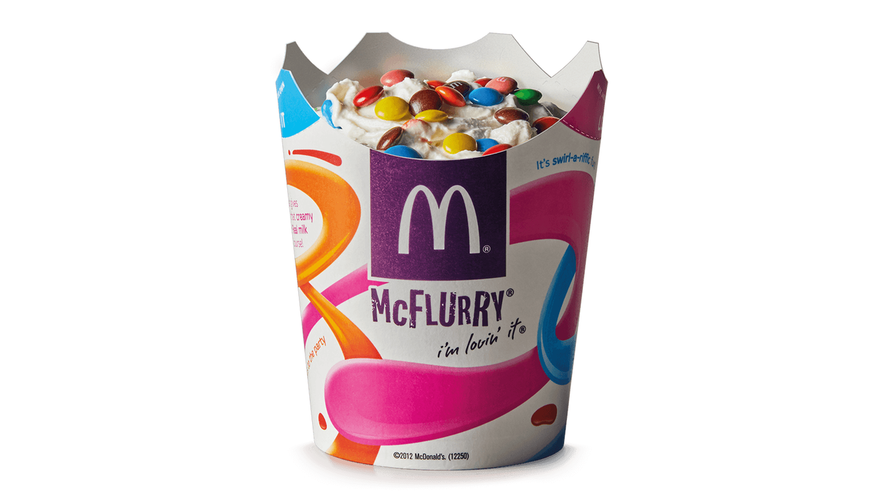 M&Ms® MINIS McFlurry