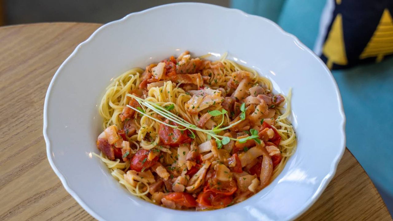 Tomato Bacon Cheese Pasta