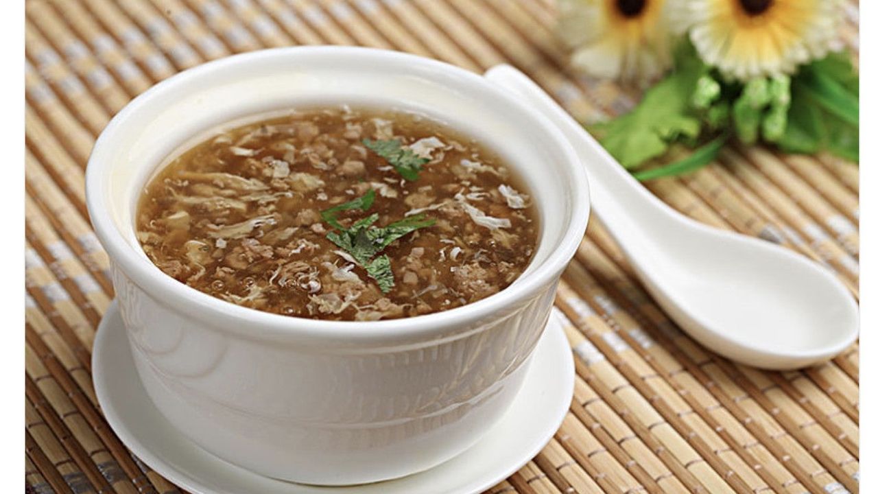 Mince Beef and Tofu Soup    西湖牛肉羹