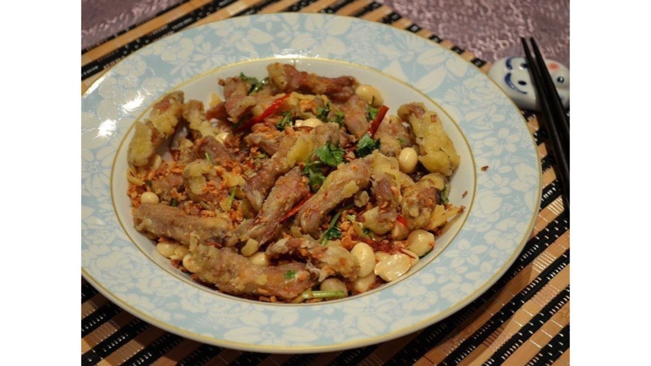 Duck Tongue with Spicy Salt & Chili