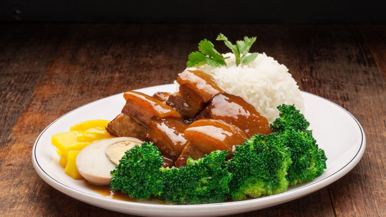 Taiwanese Braised Pork Belly with Rice