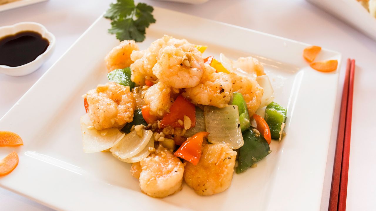 Stir Fried Garlic Prawn