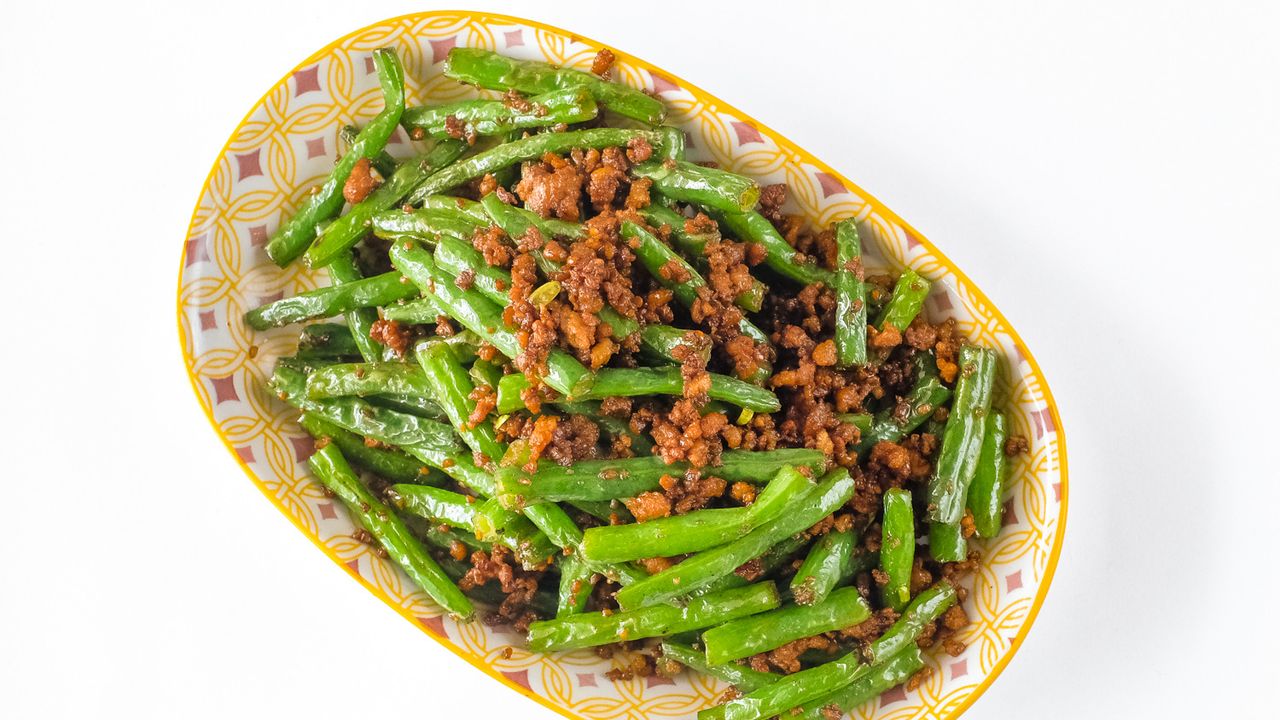 Minced Chicken Green Beans