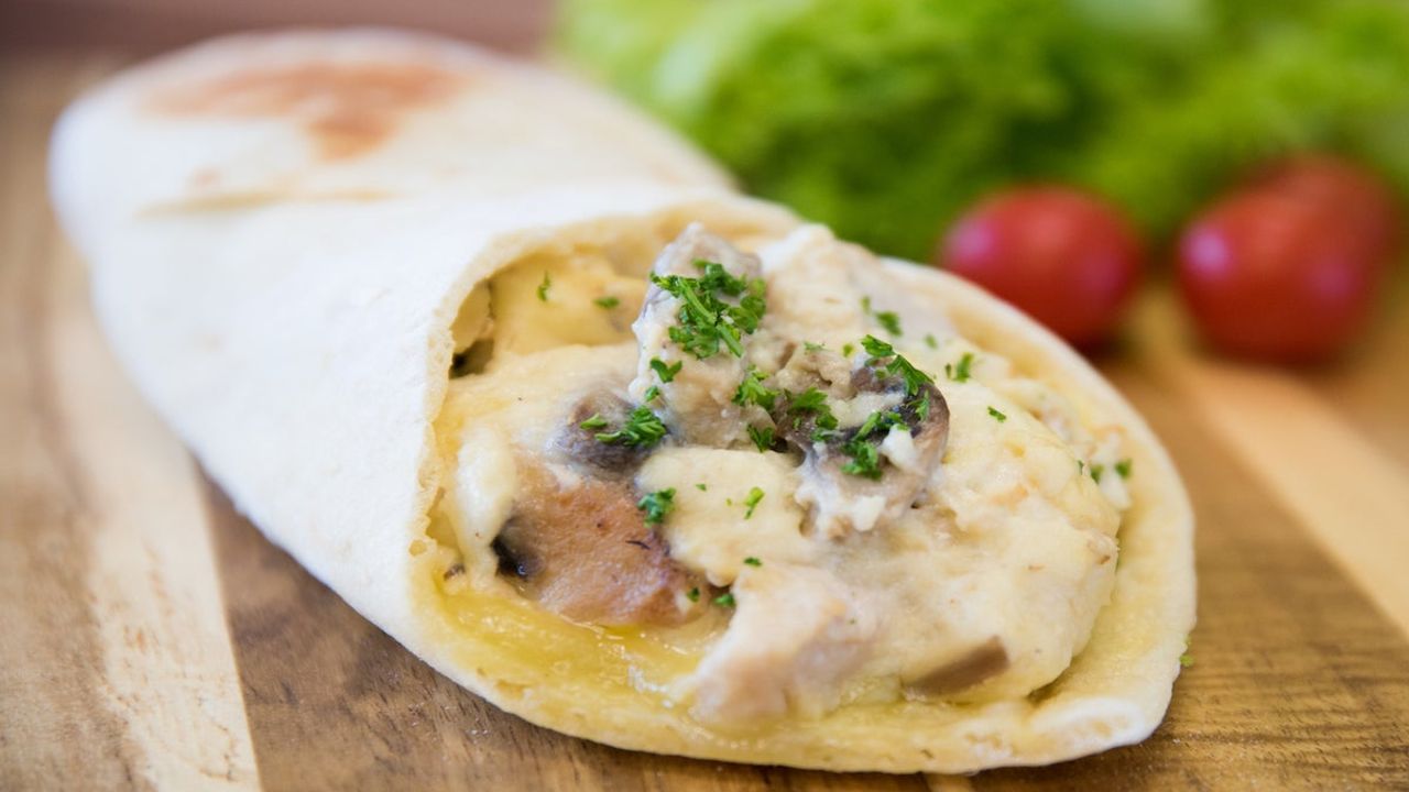 Chicken and Mushroom Wrap