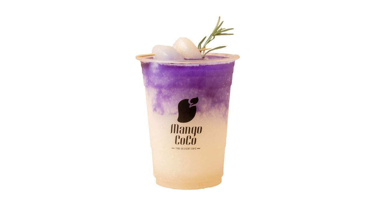 Rambutan Butterfly Pea Smoothie