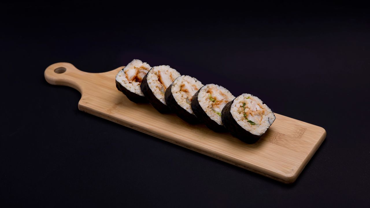 Chicken Katsu Brown Rice Nori Roll