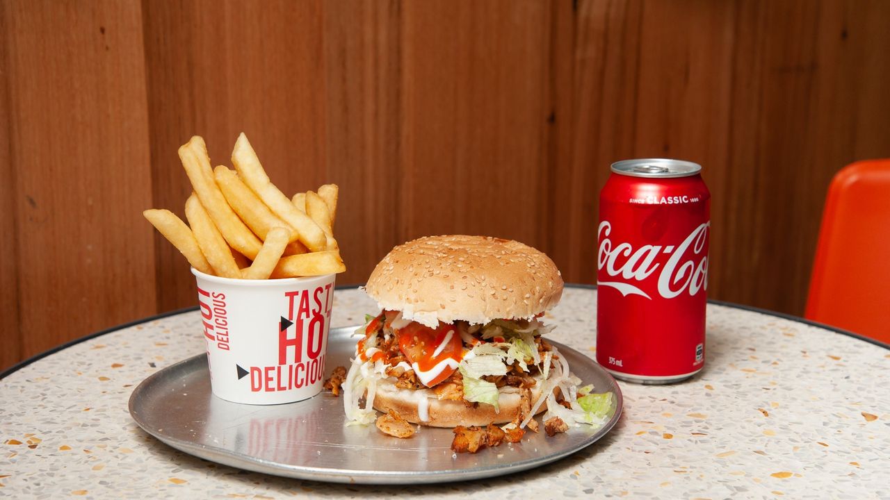 Chicken Kebab Burger