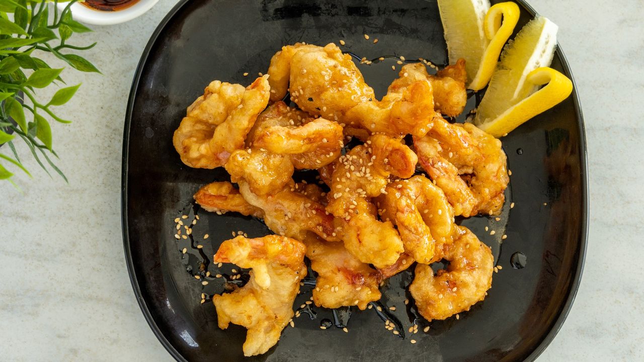 Honey King Prawns