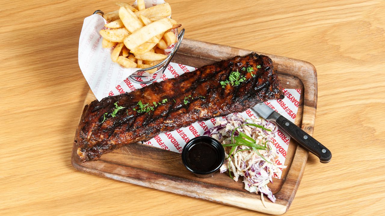 Pork Ribs and Fries