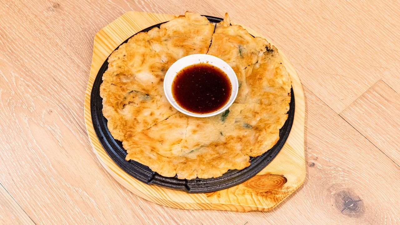 Seafood pancake