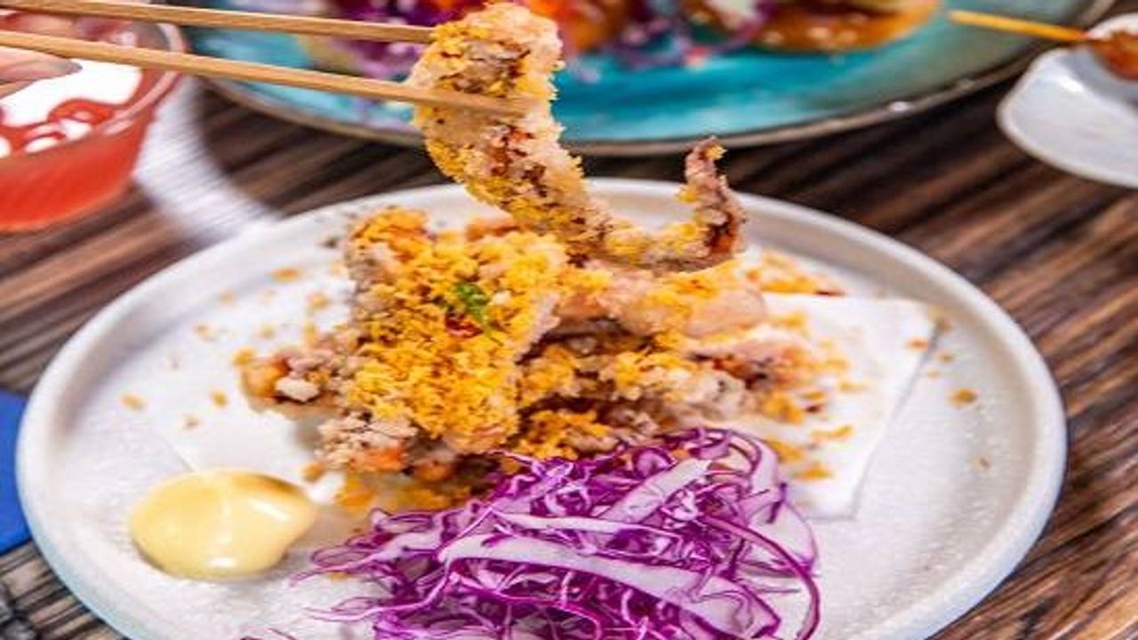 Deep Fried Octopus Tentacle