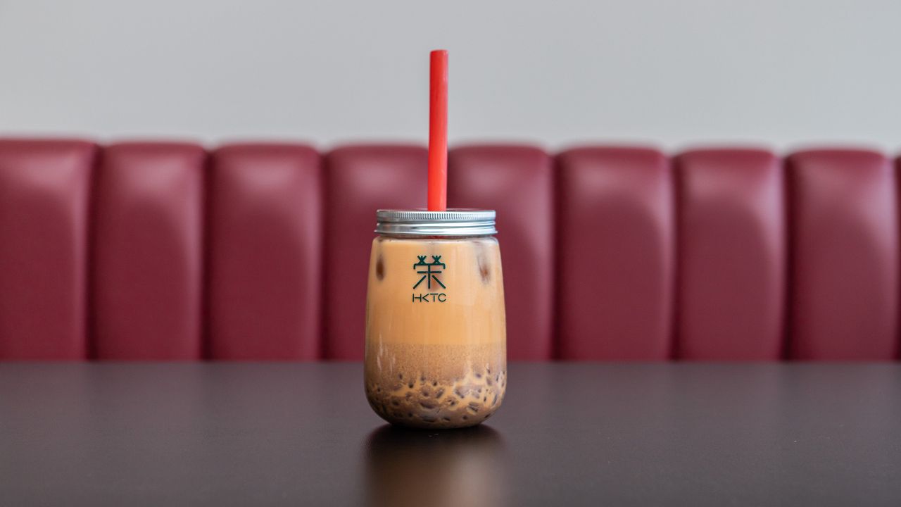 Red Bean Milk Tea