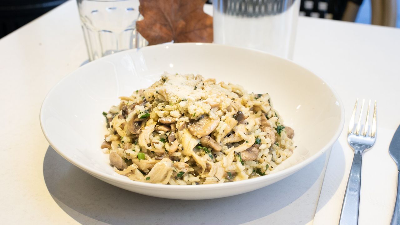 Risotto Chicken and Mushrooms