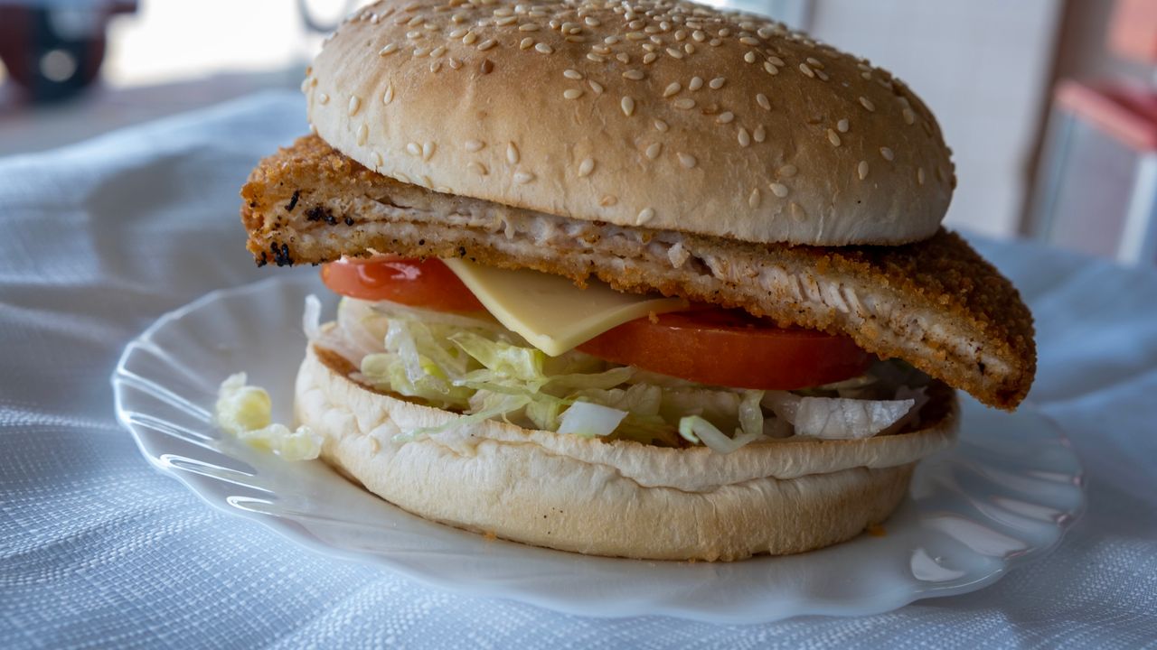 Chicken Schnitzel Burger
