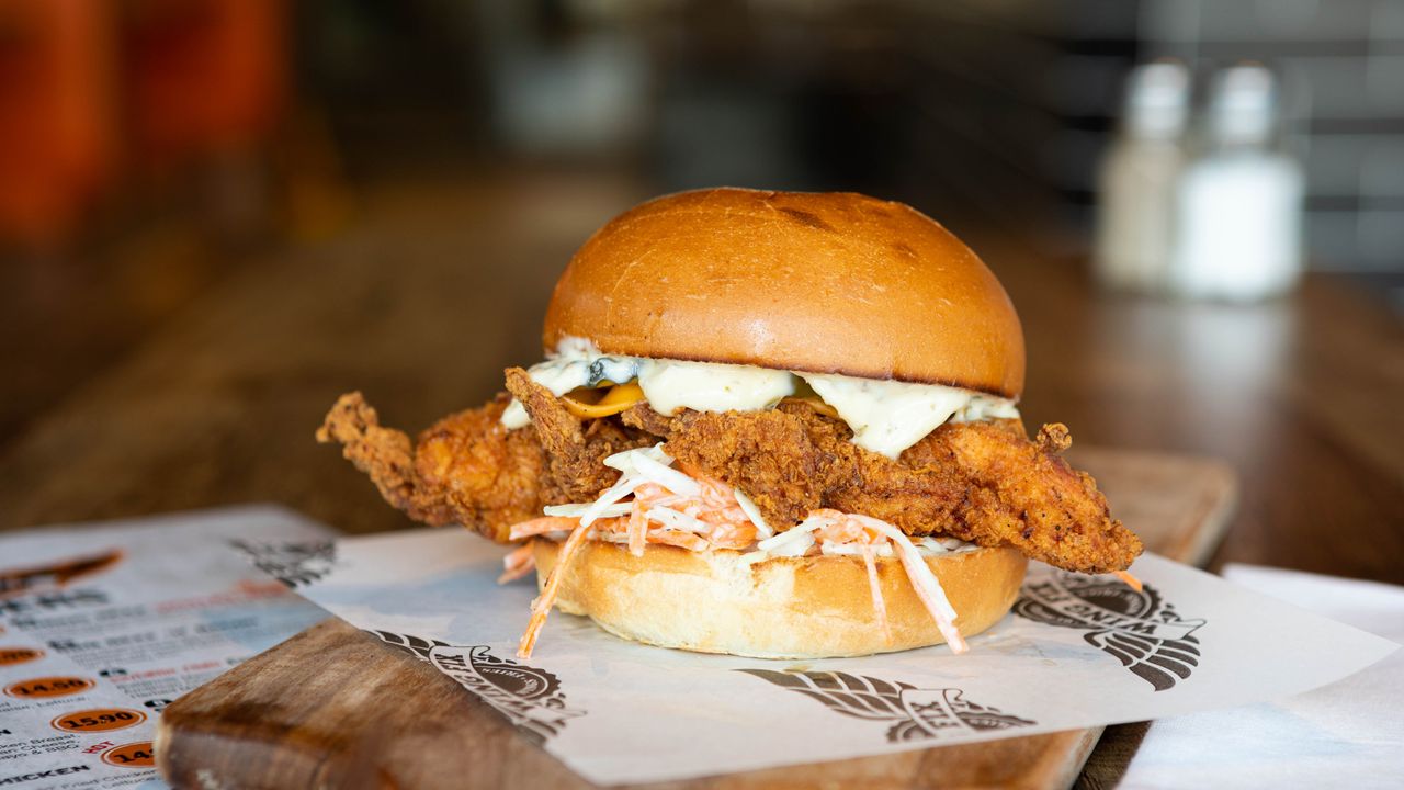 Southern Fried Chicken Burger